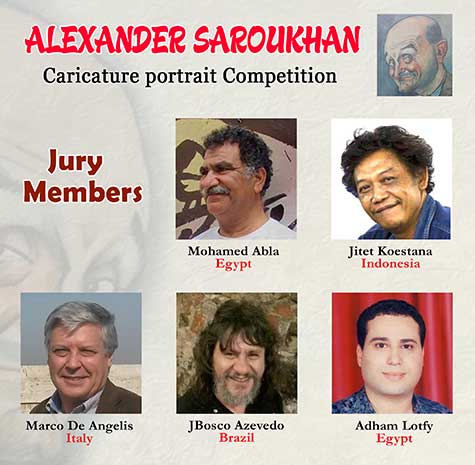 ALEXANDER SAROUKHANCaricature portrait Competition